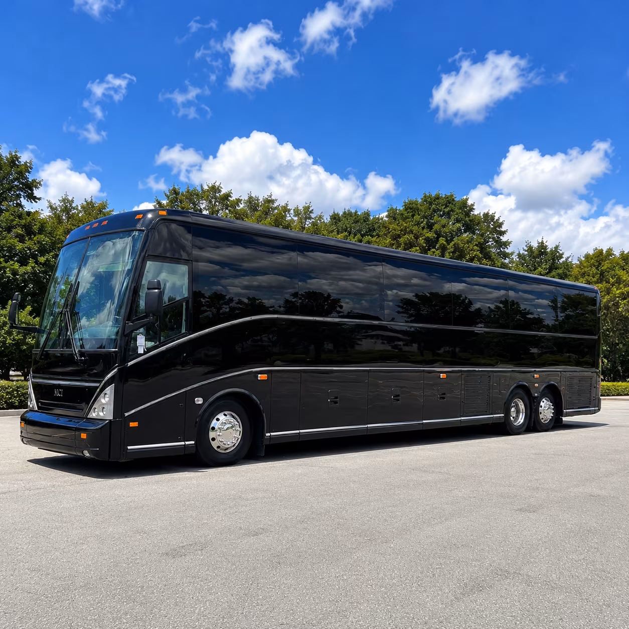 santa ana airport transportation onboard seating