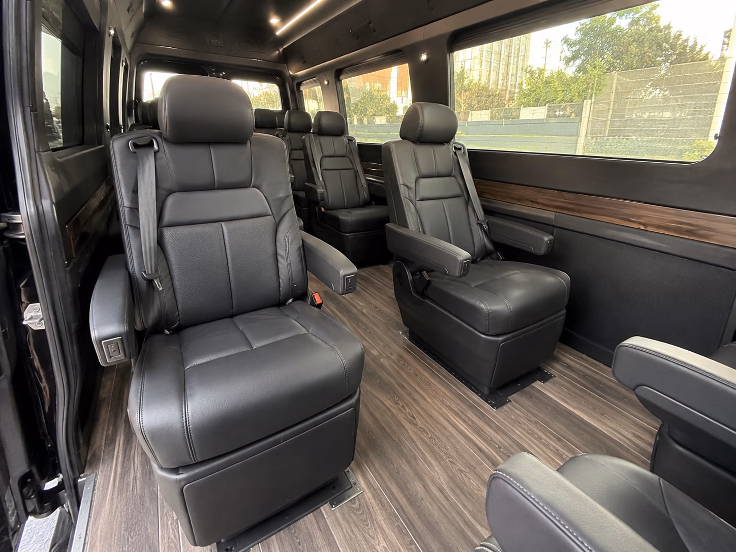 santa ana employee transportation onboard seating