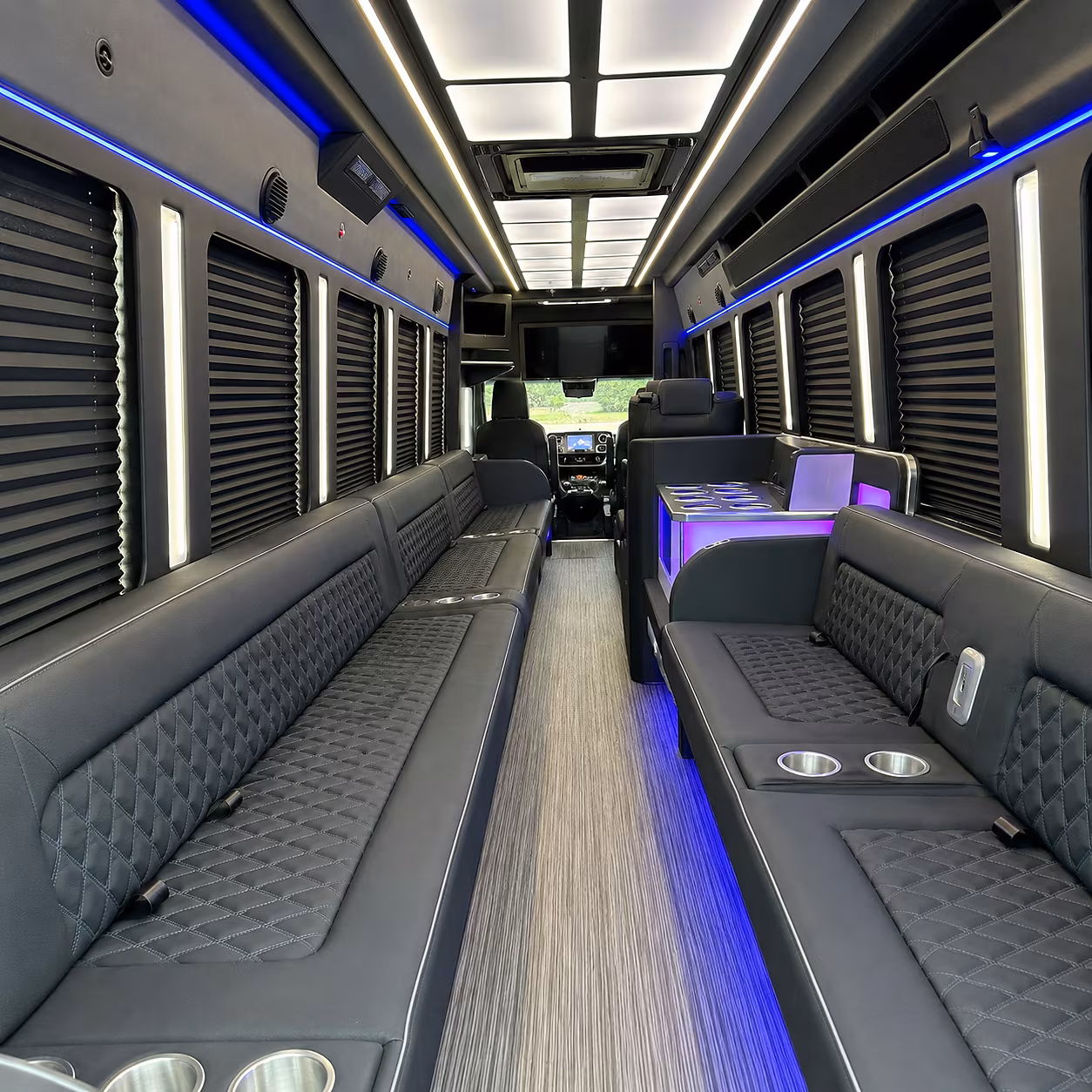 santa ana party bus rentals inside