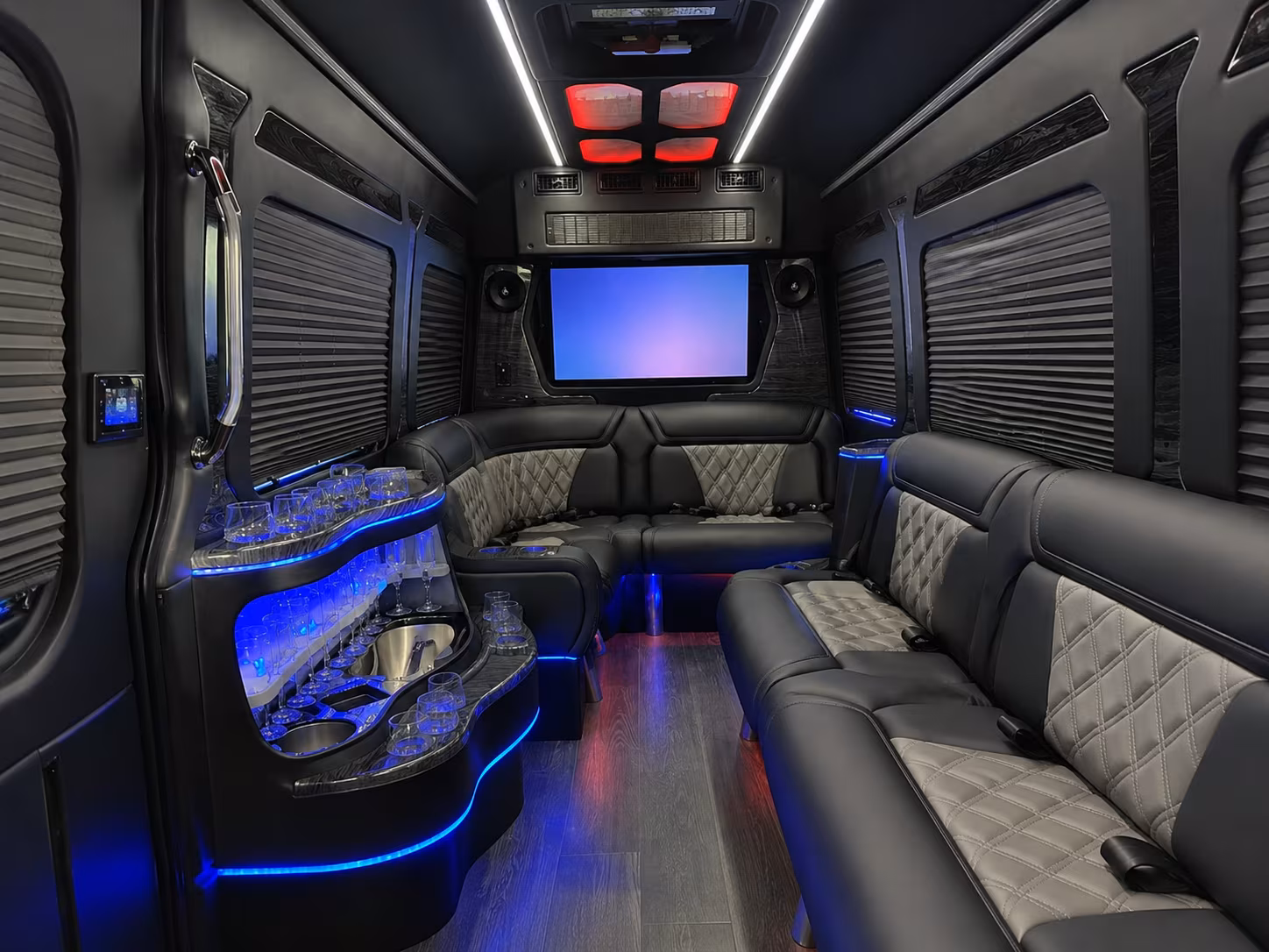 sprinter vans for smaller santa ana prom groups who want a private ride